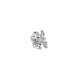 Open Ring with Diamonds