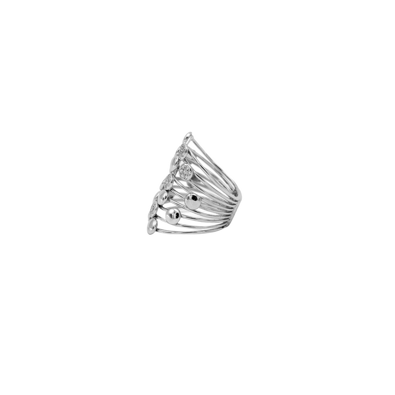 Open Ring with Diamonds - Danielle B.