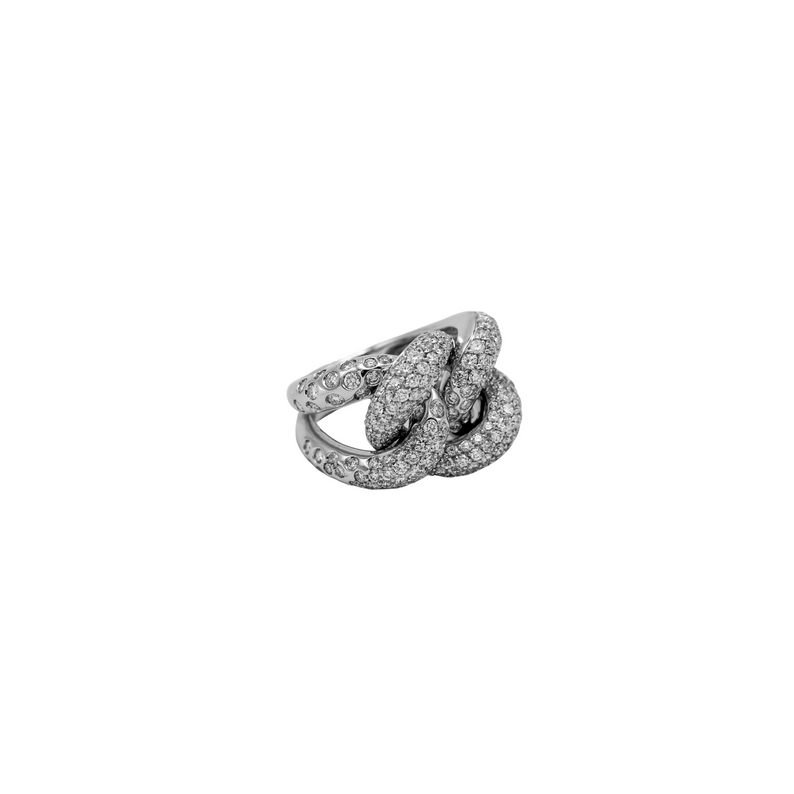 Chain Ring with Diamonds - Danielle B.