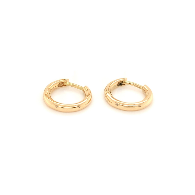 Staffe 18kt Yellow Gold Huggie Earrings