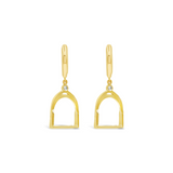 Staffe 18kt Yellow Gold Earrings with Diamonds